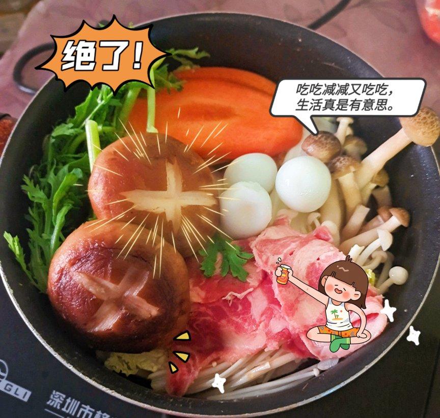 三种调料就能做的寿喜锅