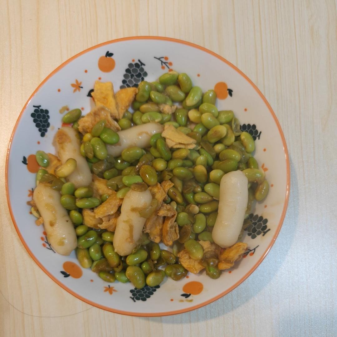 爆炒蒜泥毛豆子超级简单的做法💯好吃