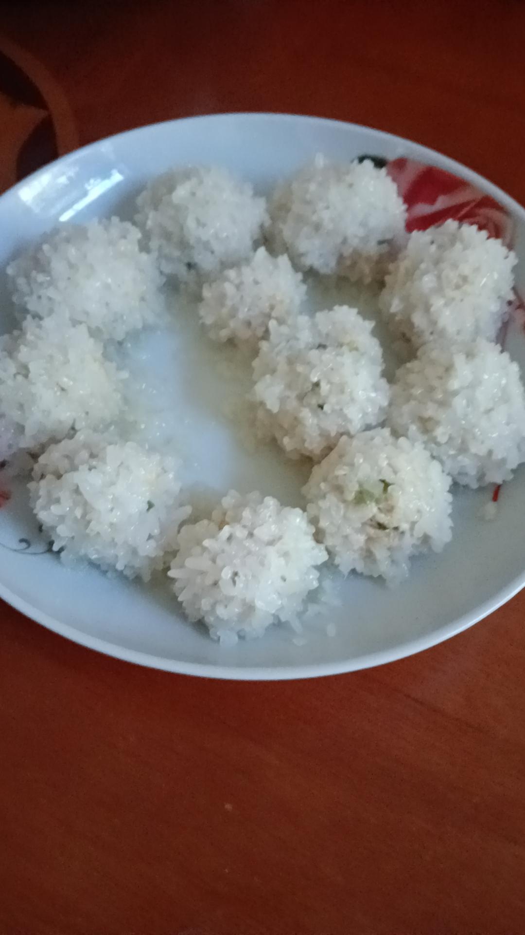 蒸糯米丸子