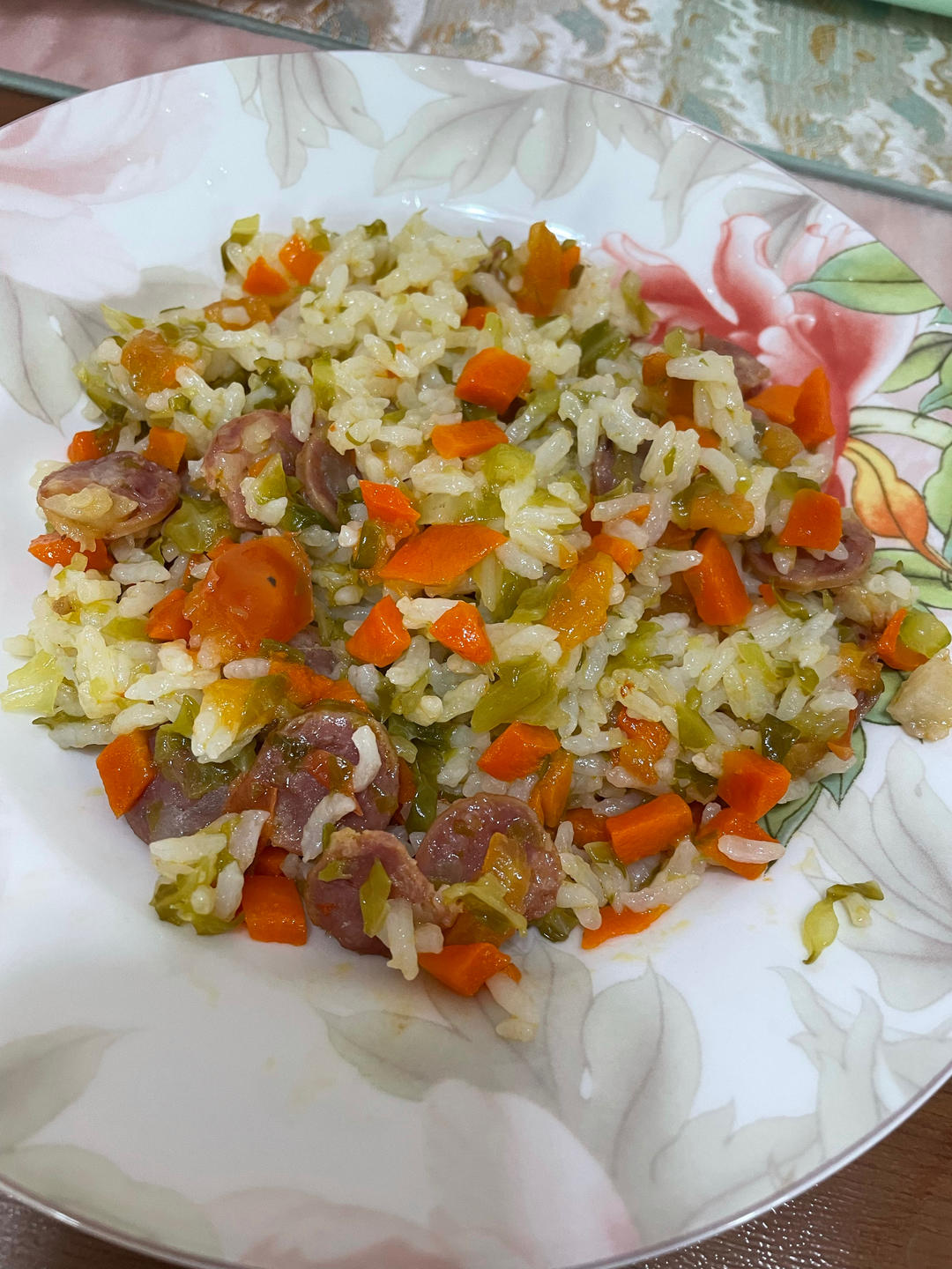 懒人电饭煲焖饭卷心菜菜饭