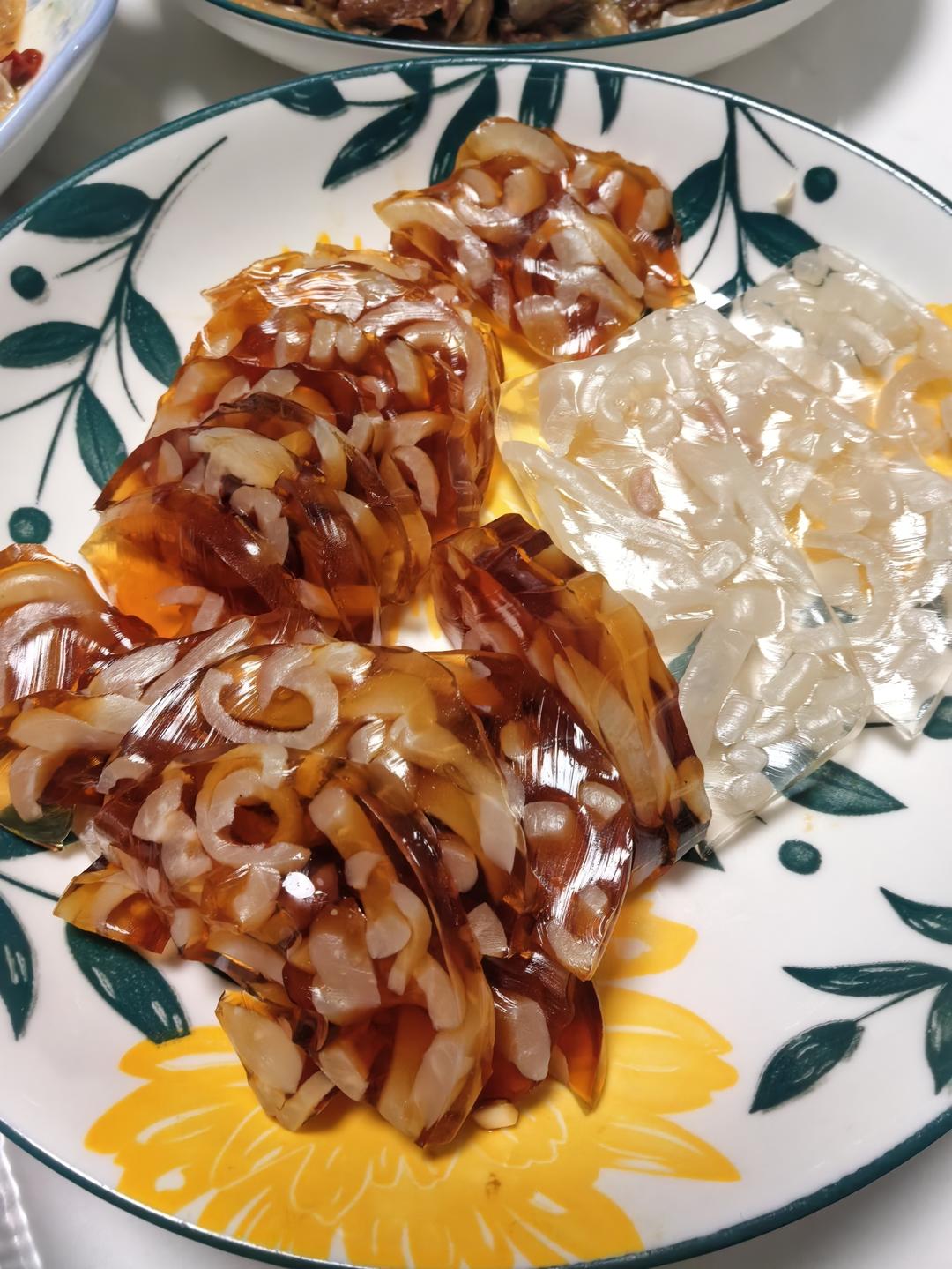 水晶肉皮冻
