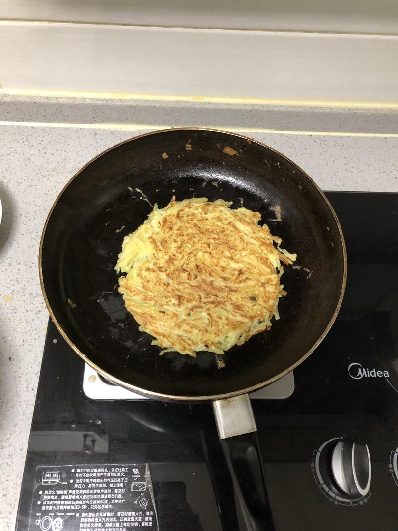 白菜鸡蛋早餐饼