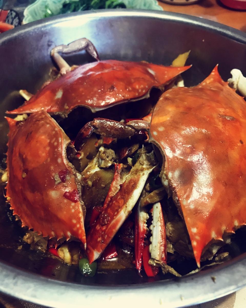 香辣梭子蟹