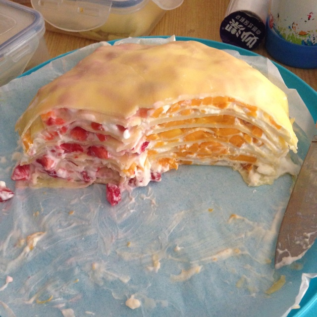榴莲千层蛋糕（stratiform cake）
