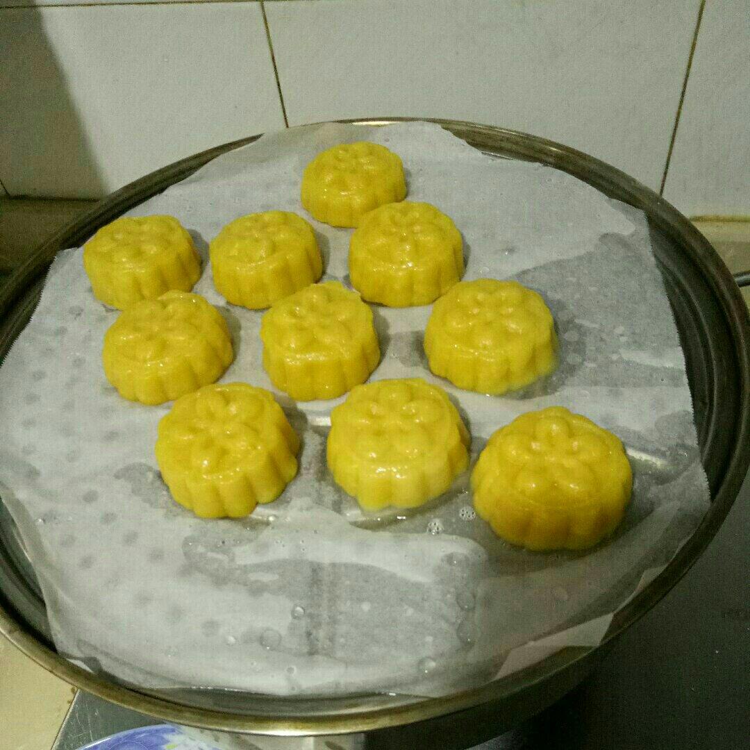 手机用户2032_f83j做的家乡风味南瓜饼(粘米粉蒸制版)