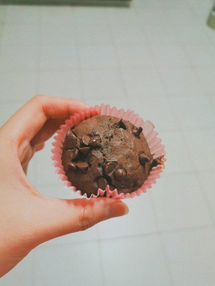 超快手超好吃的香蕉黑巧玛芬