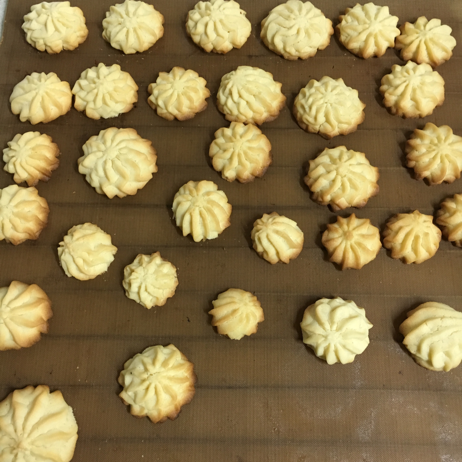 多种口味曲奇（香草、巧克力、抹茶）