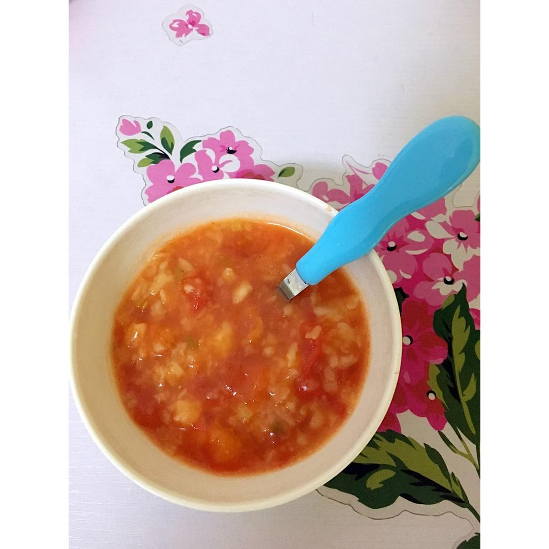 西红柿鸡蛋疙瘩汤