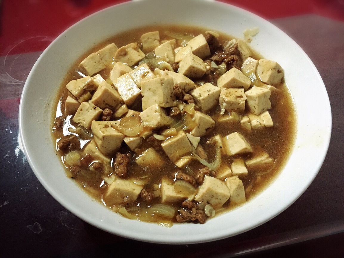 虾皮肉末焖豆腐