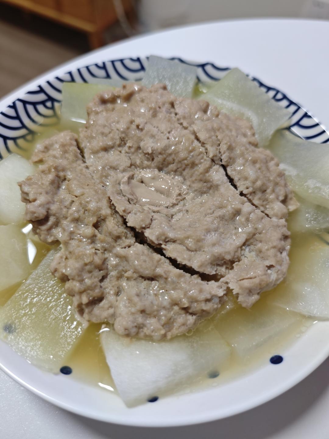 肉末蒸冬瓜