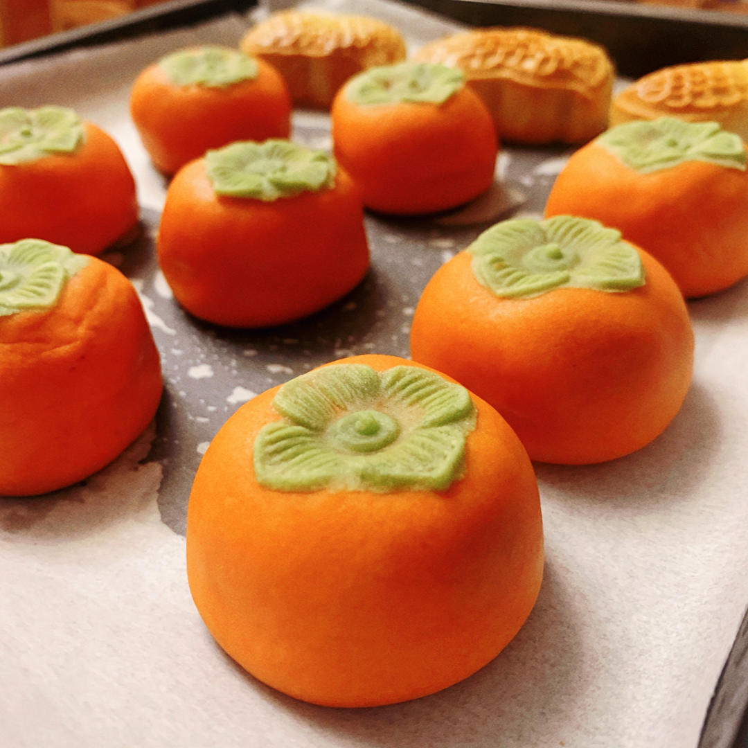 好柿花生月饼🥮吃了好事会发生😋