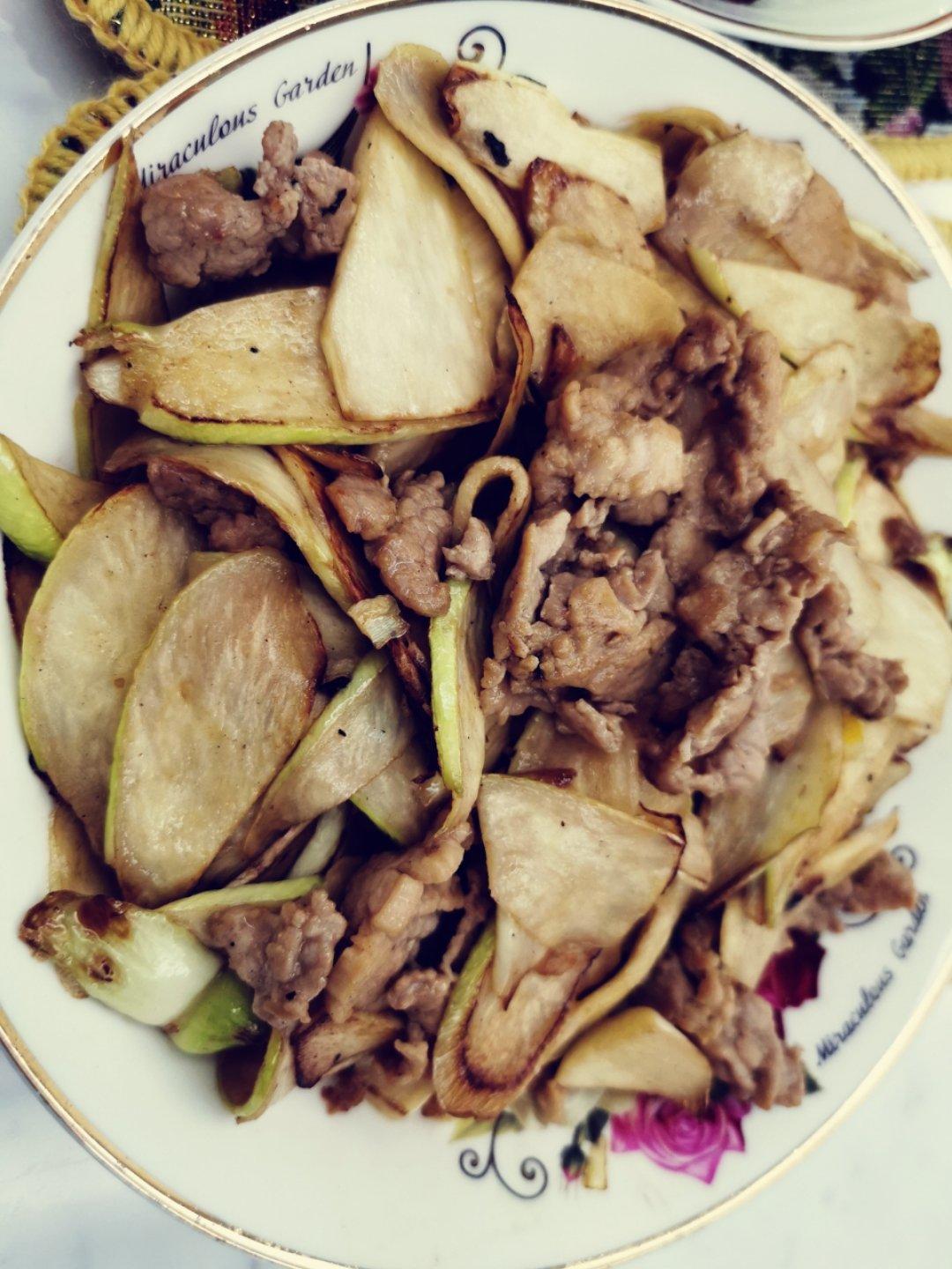 茭白炒肉