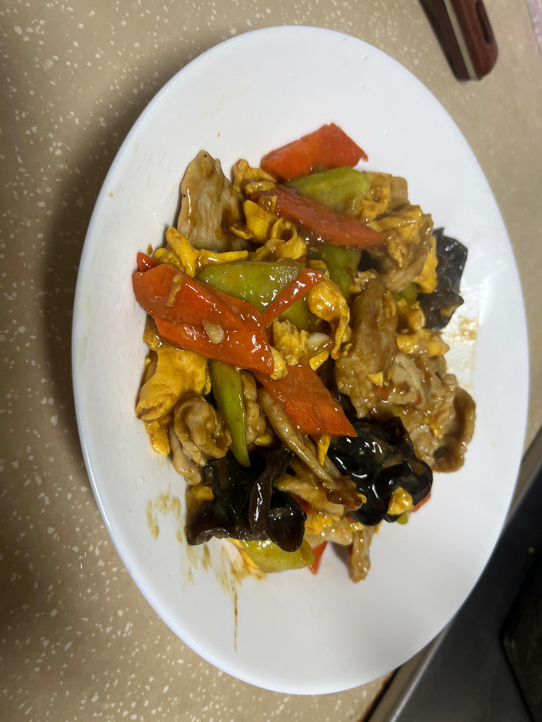 家常嫩滑木须肉片❗️传统木须肉家常菜下饭菜鲁菜