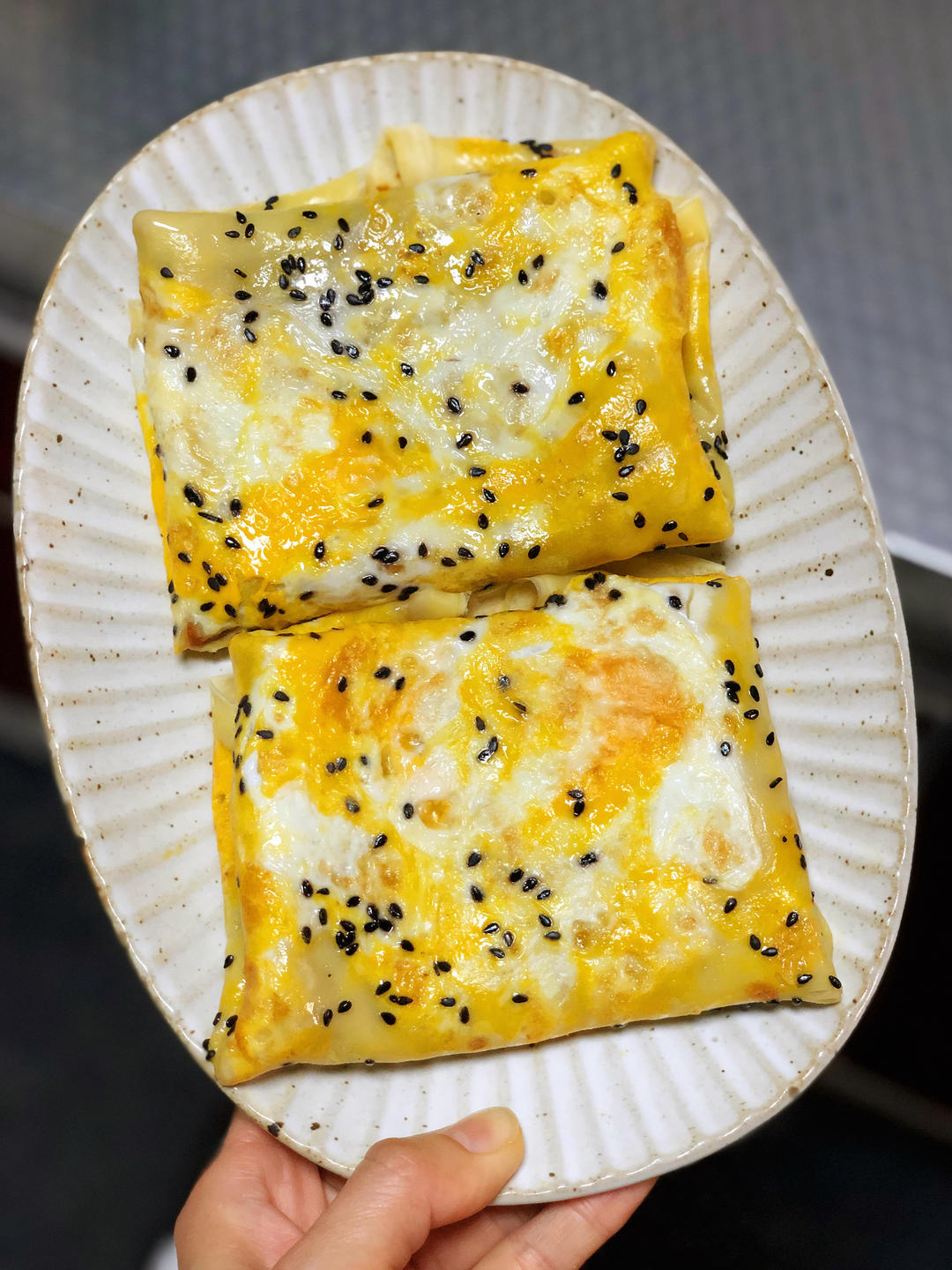 自制家庭版快手煎饼，就地取材简单快手，十分钟搞定早餐，大人孩子疯狂点赞👍