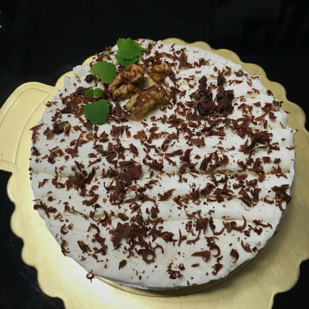 焦糖核桃椰奶慕斯（视频菜谱）