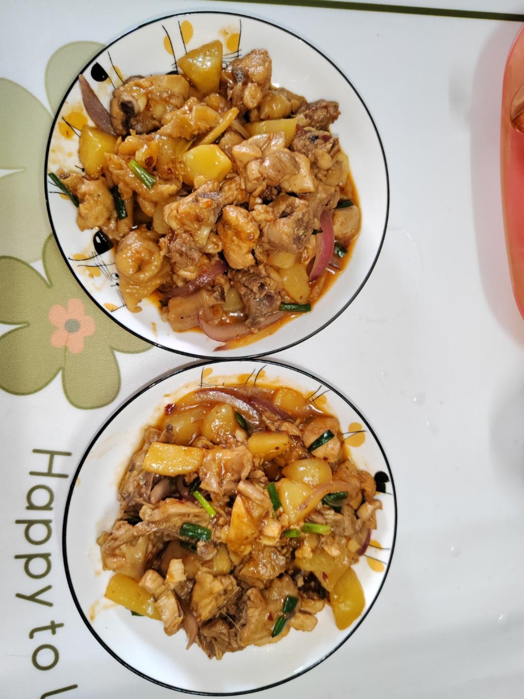 好吃流口水的红烧鸡块（三黄鸡）