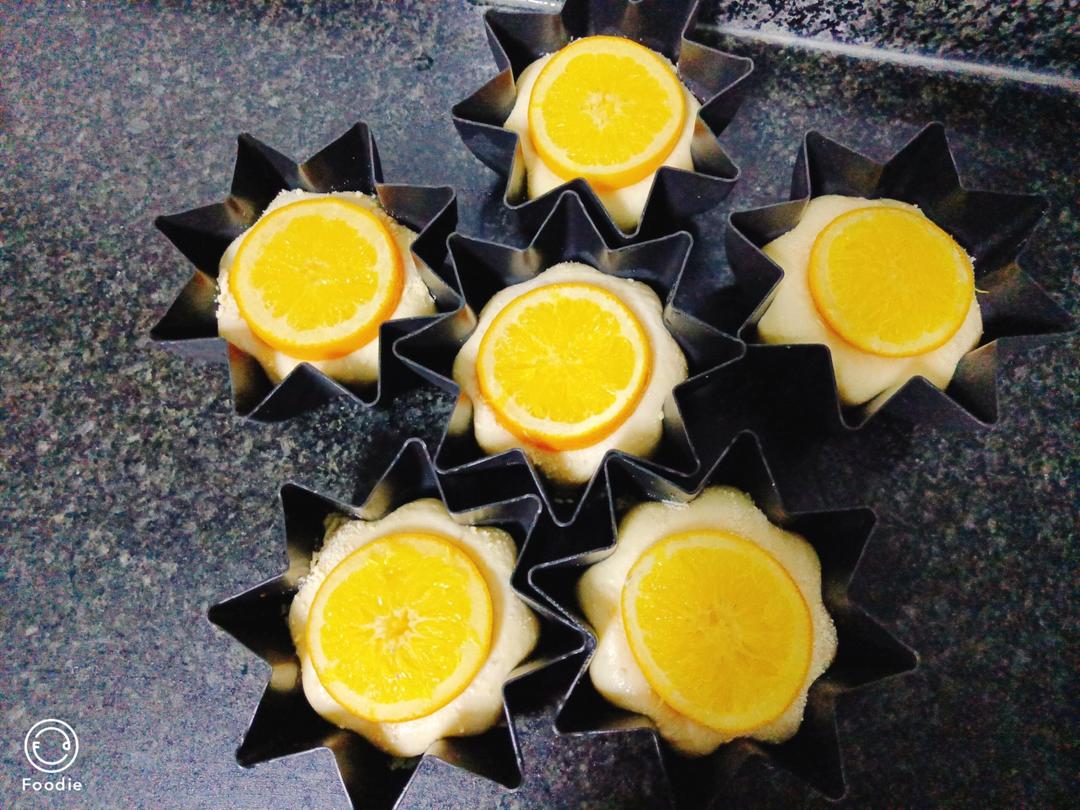 香橙🍊卡仕达八角星面包