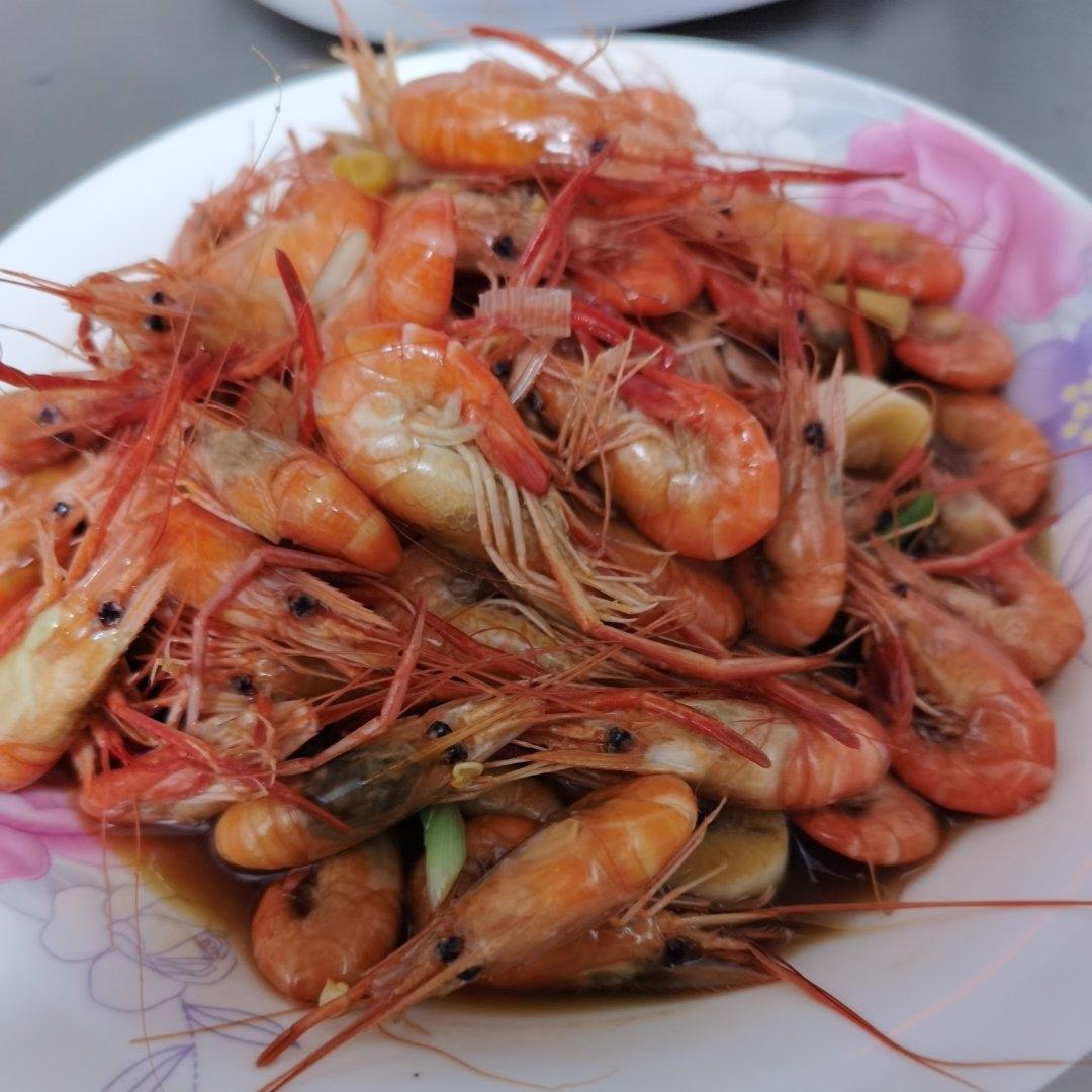 水煮河虾
