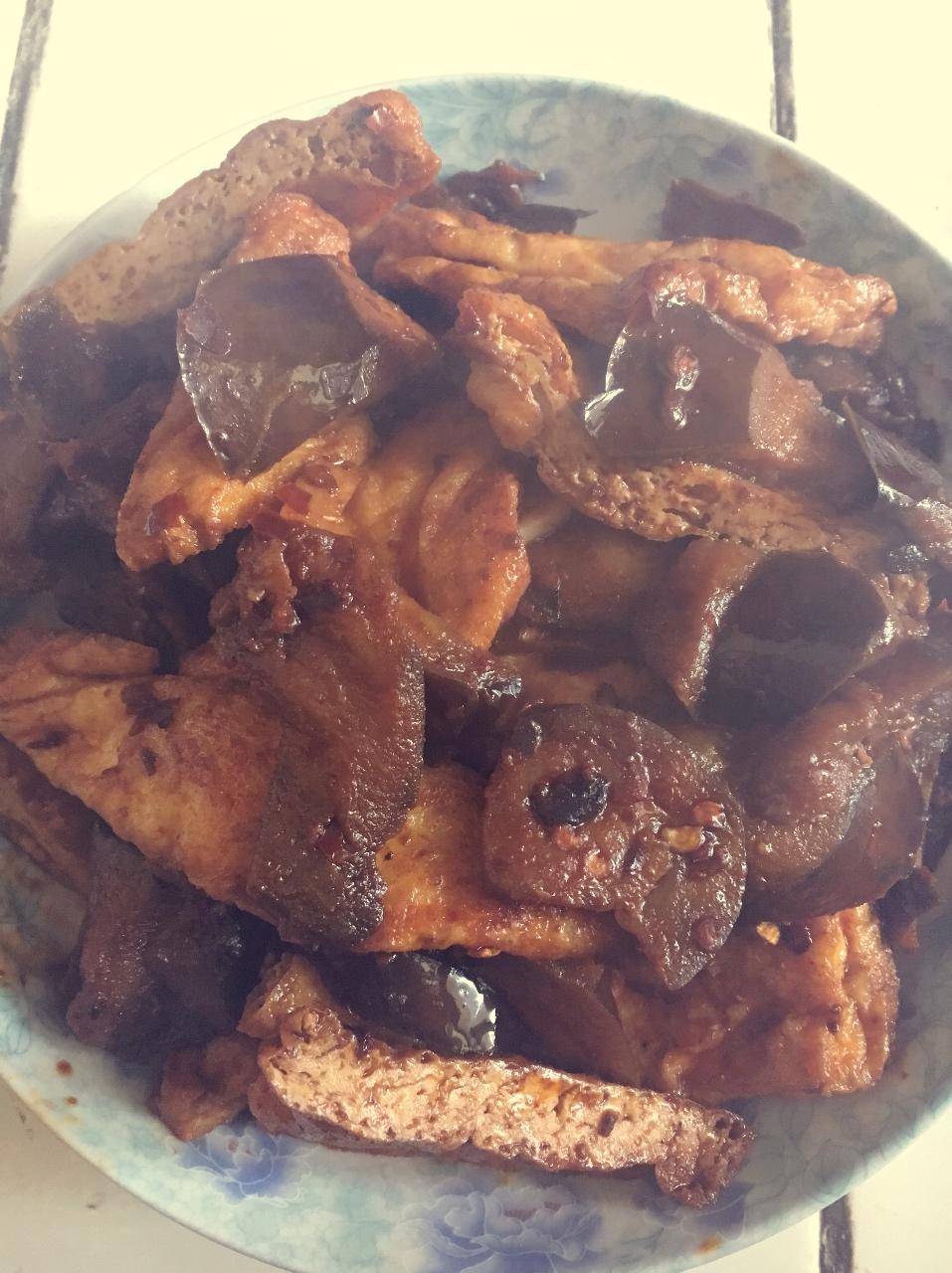 茄子烧豆腐