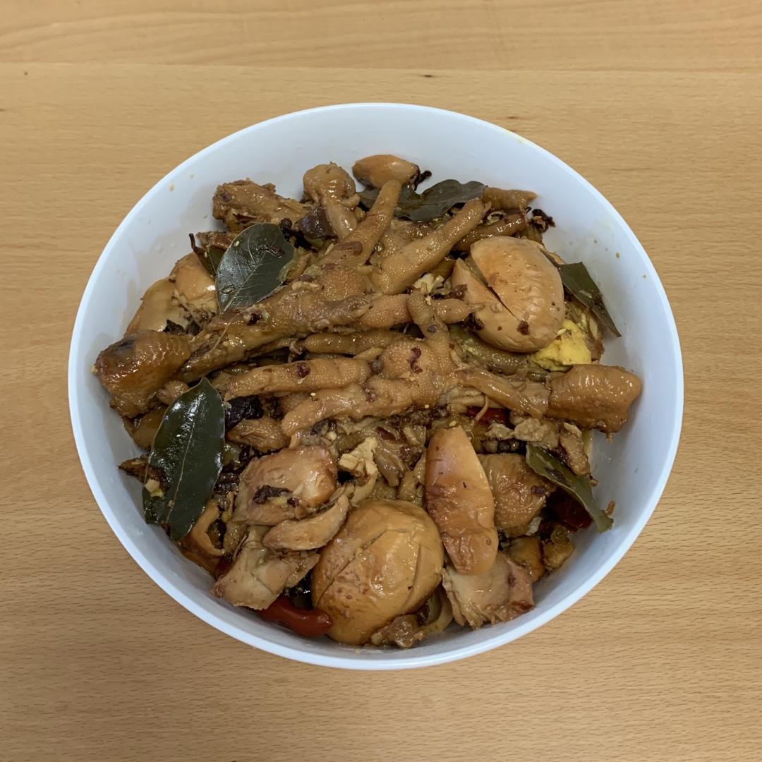卤鸡腿鸡爪鸡蛋
