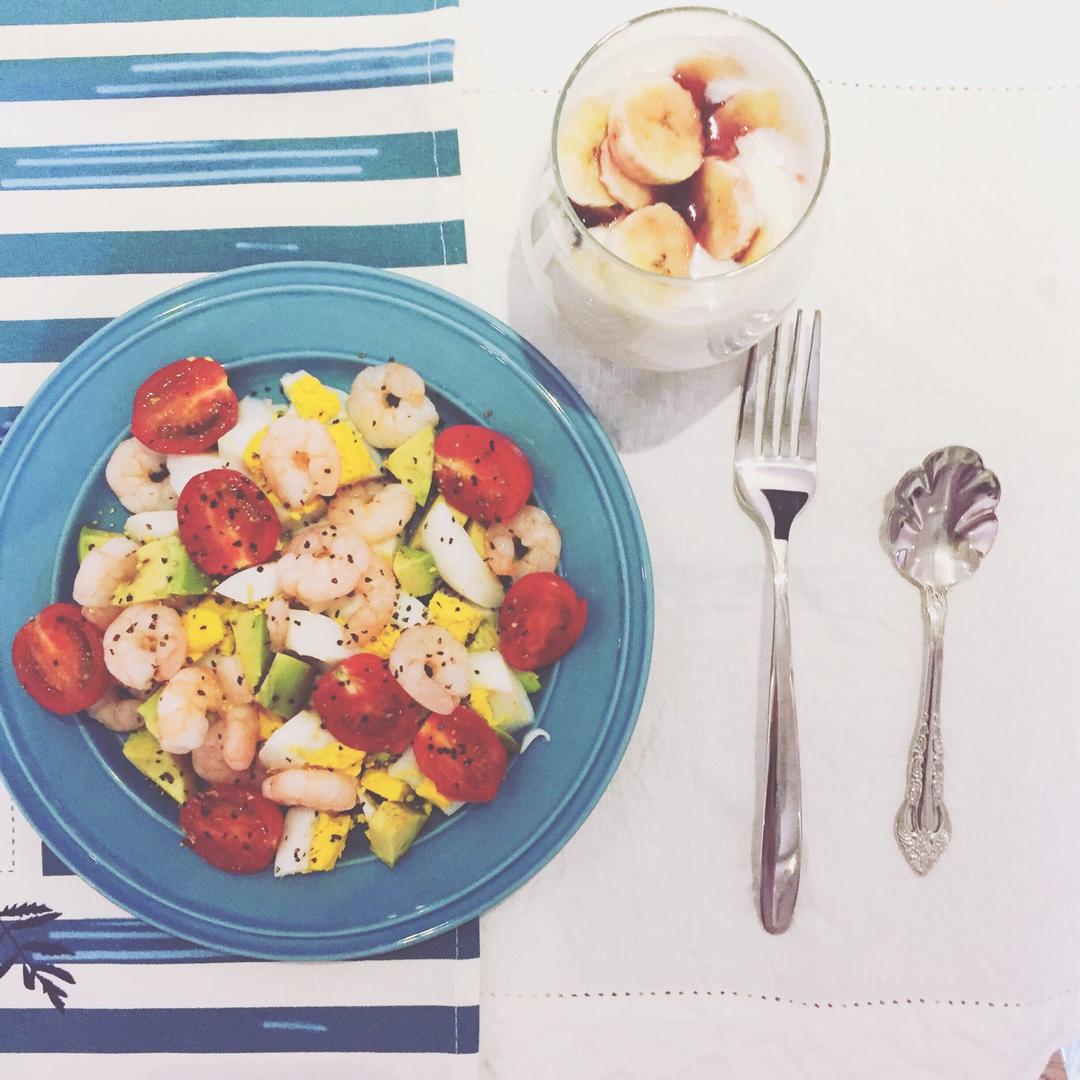 早餐之牛油果鸡蛋沙拉