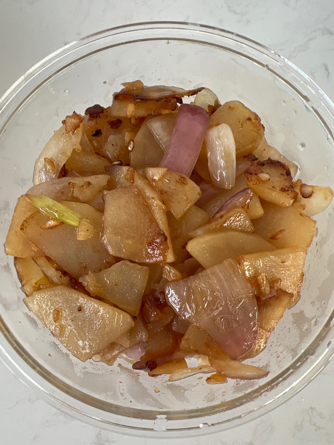 香喷喷的洋葱土豆片