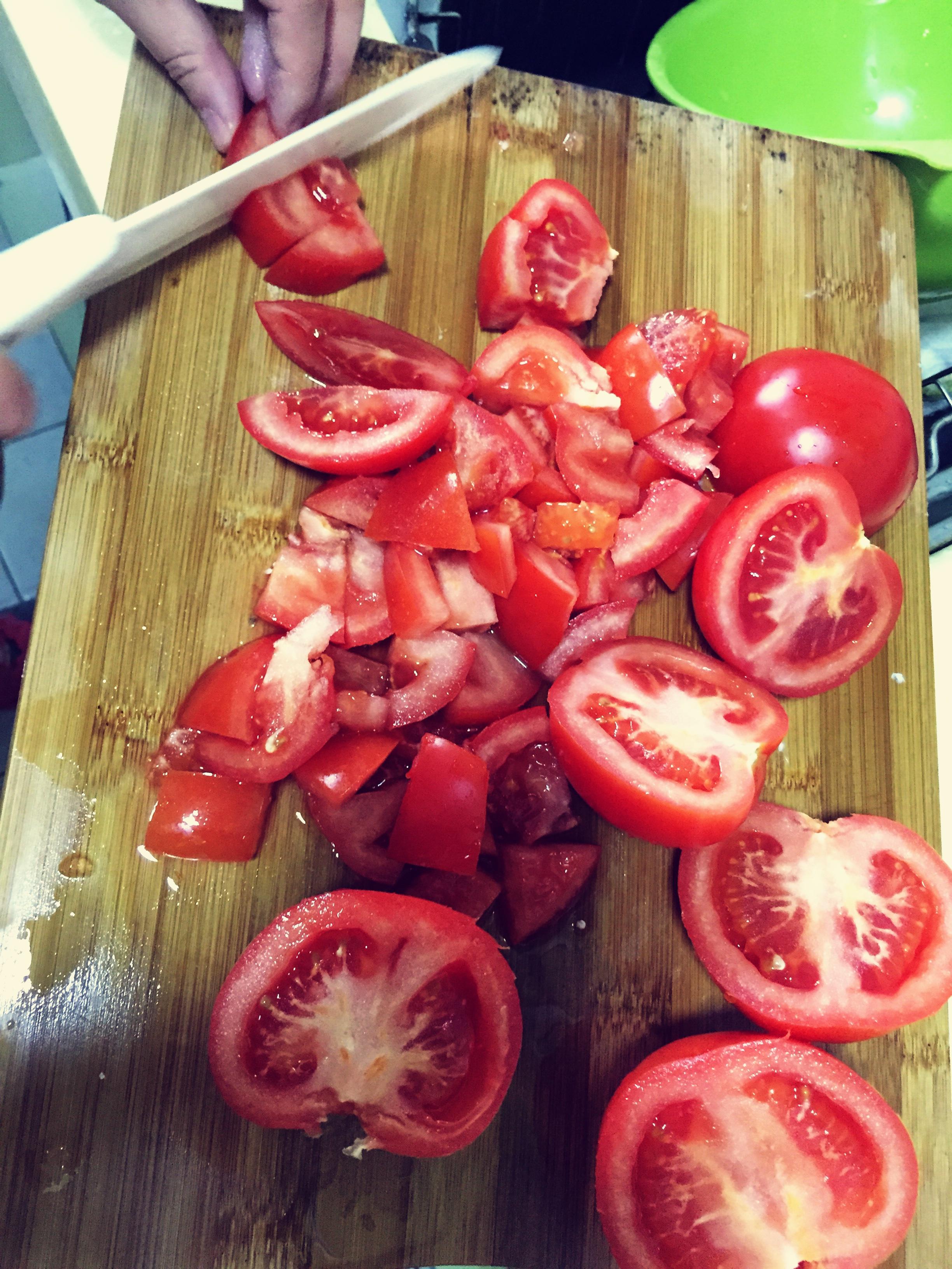 快手番茄牛肉羹的做法 步骤3