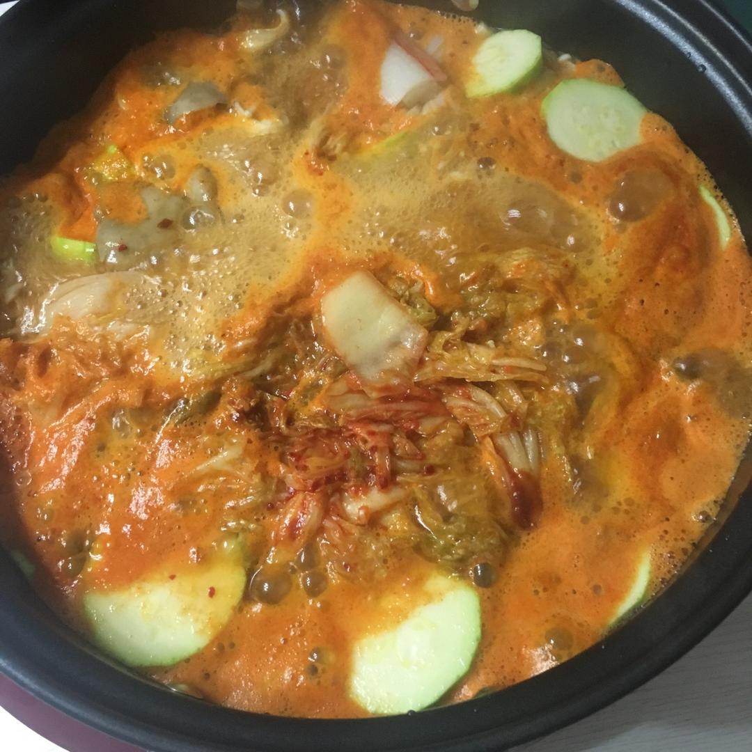 韩国芝士部队火锅