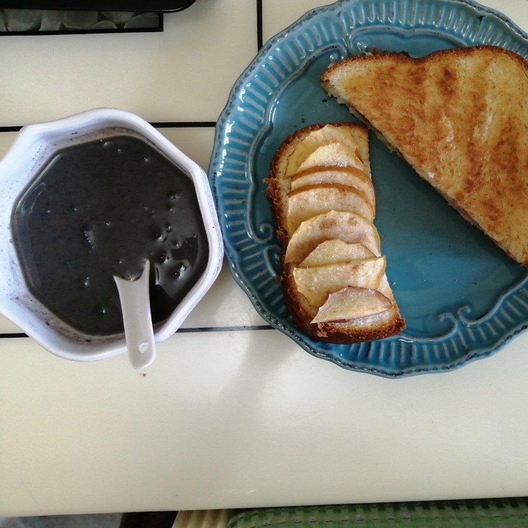 低热量吐司苹果派