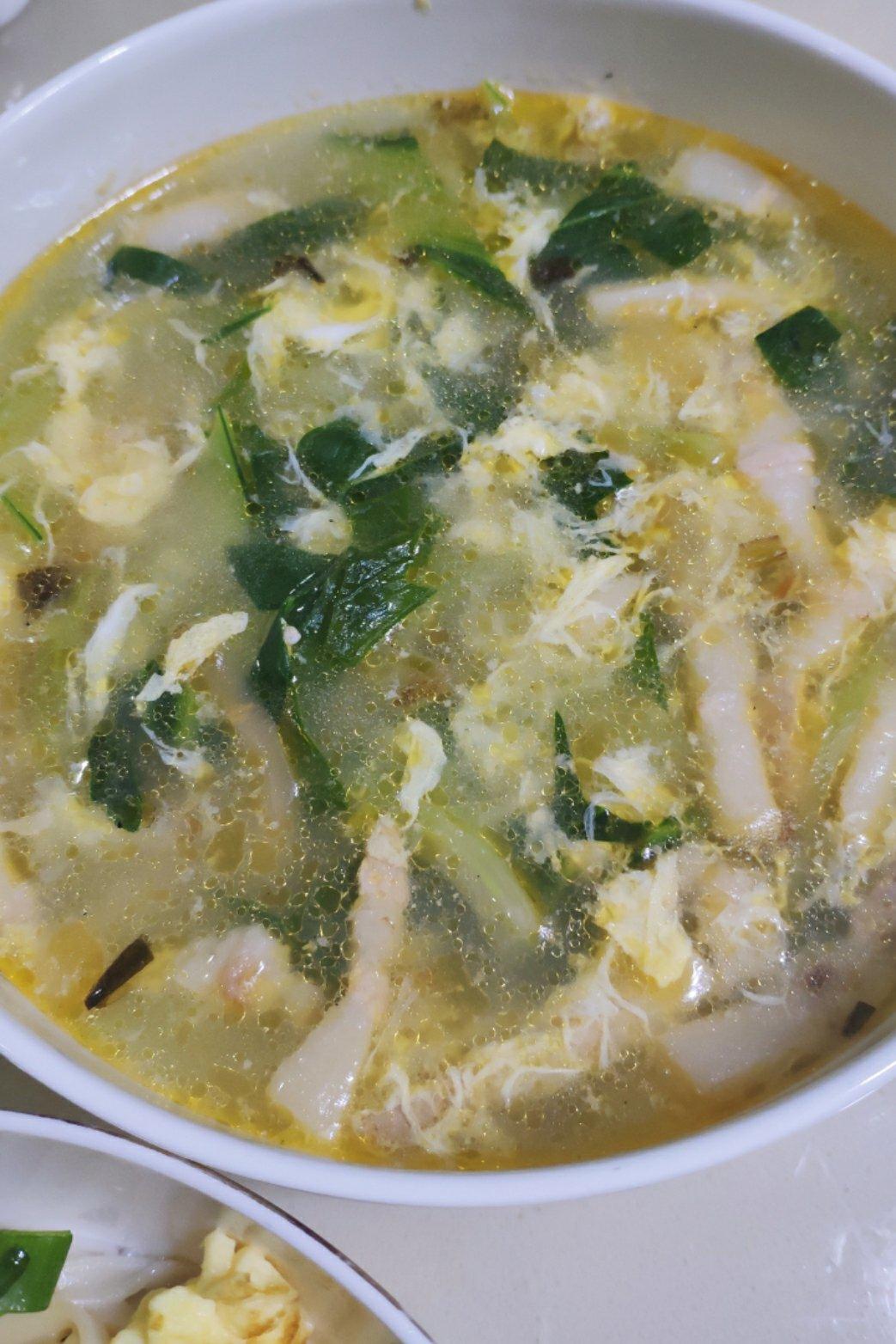 榨菜肉丝汤