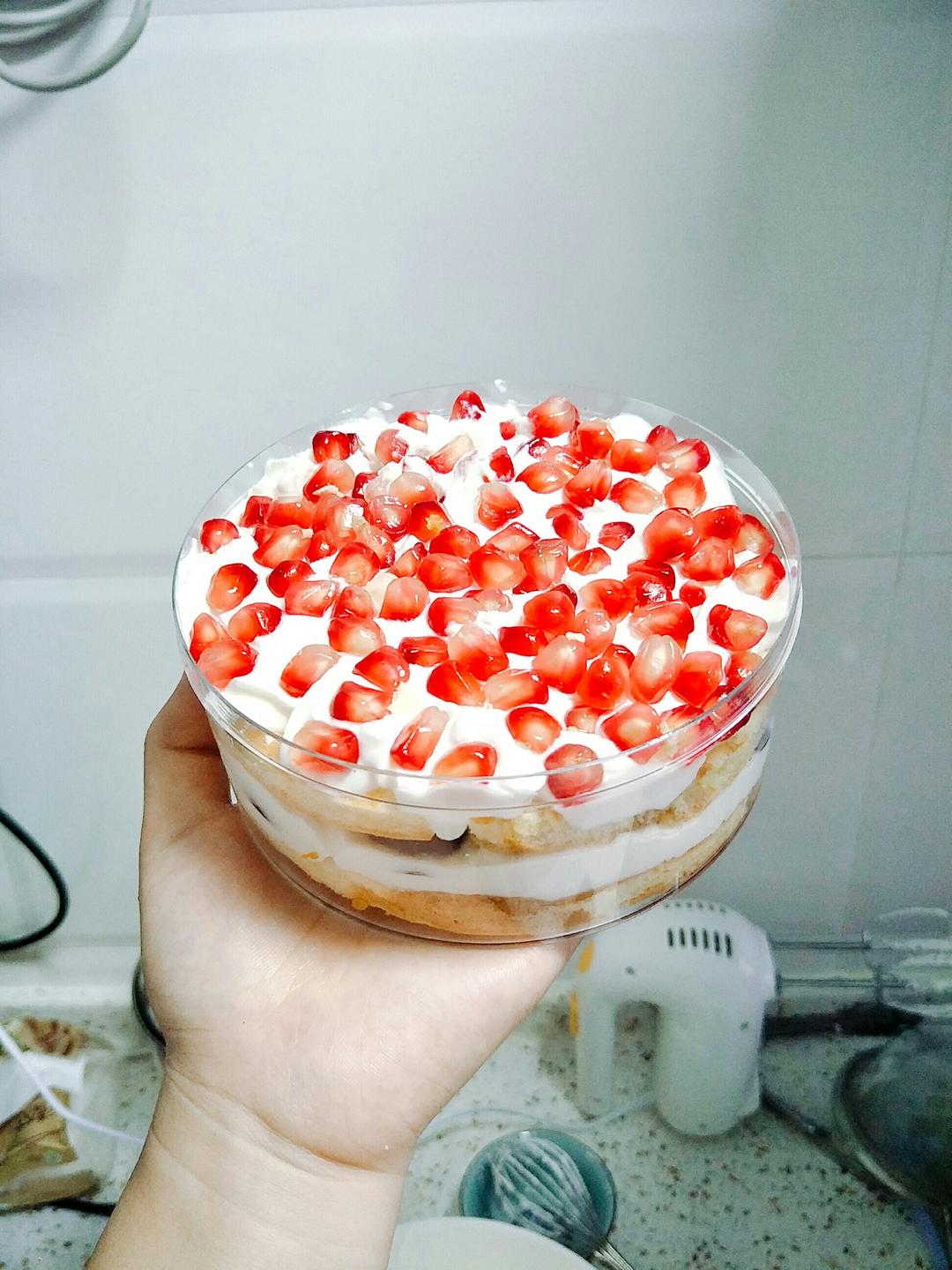 简单快手的便当饭盒水果盒子蛋糕