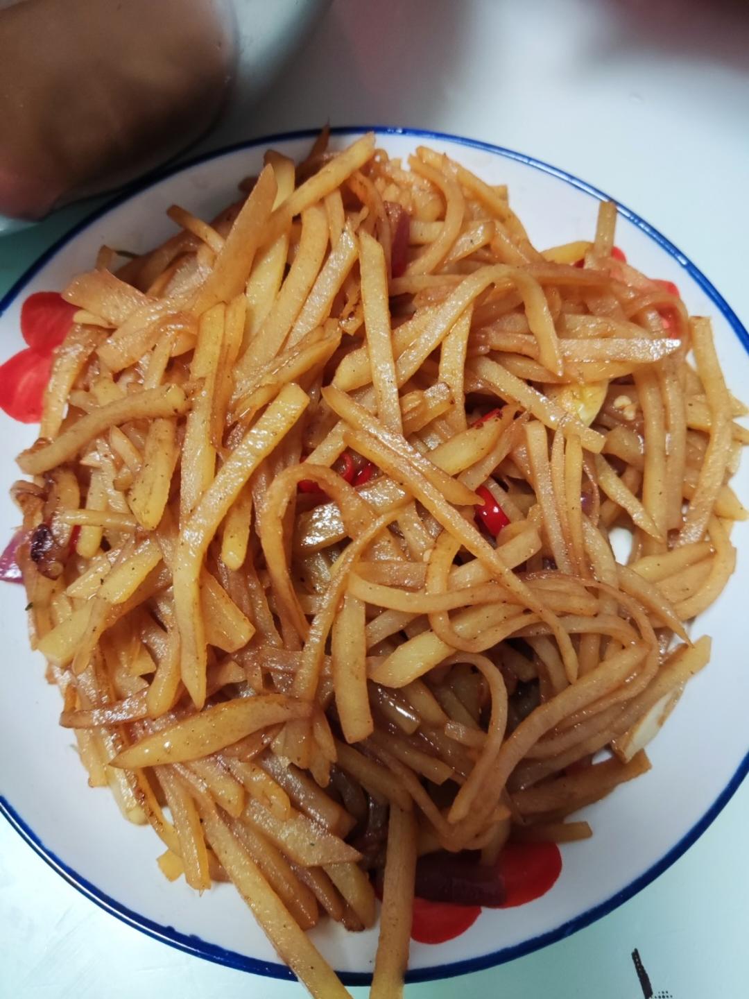家常炒土豆丝