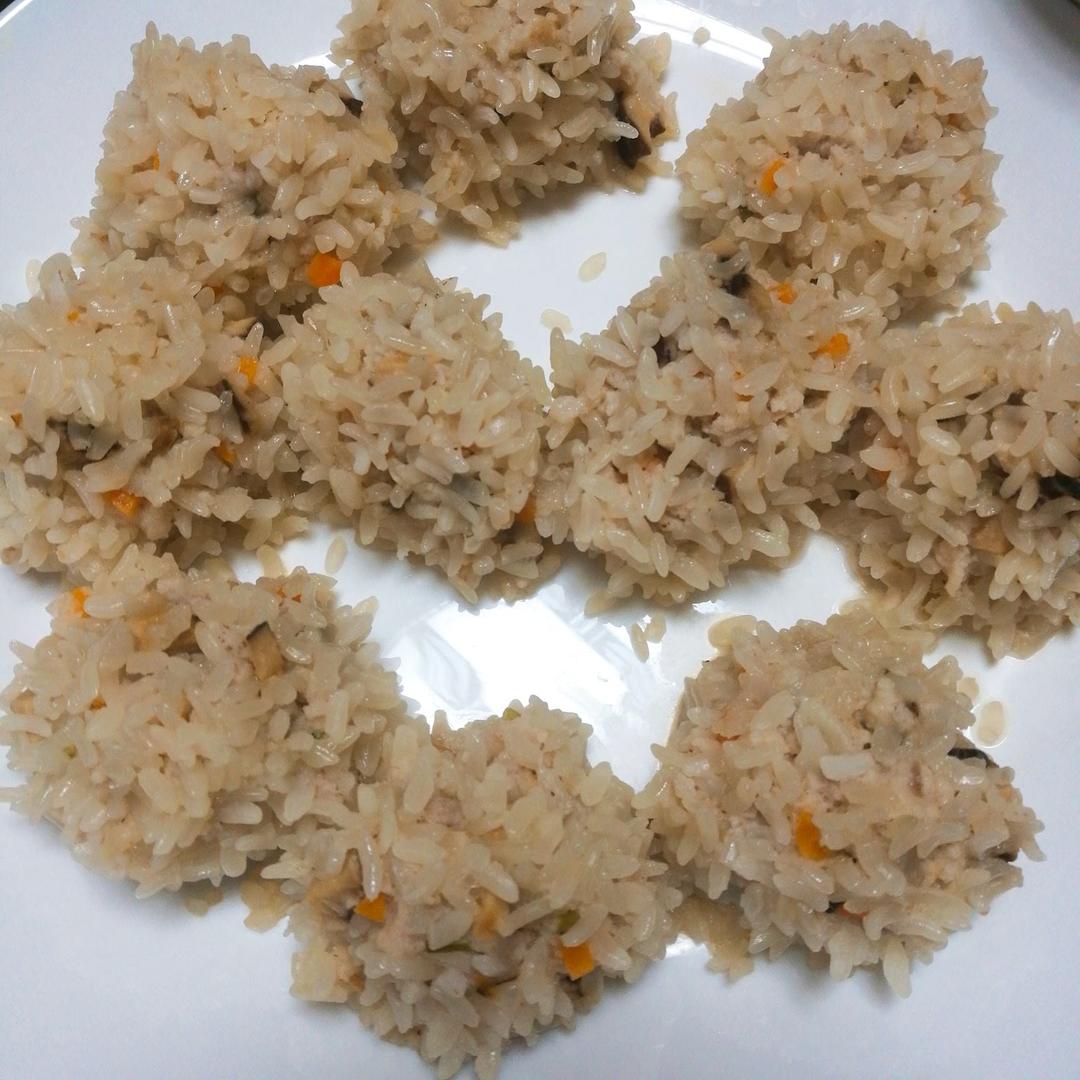 蒸糯米丸子