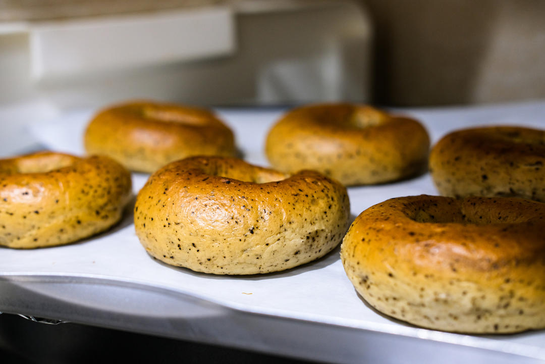 钻石纹红茶贝果