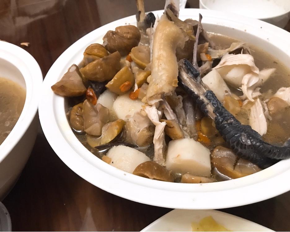 板栗山药炖鸡