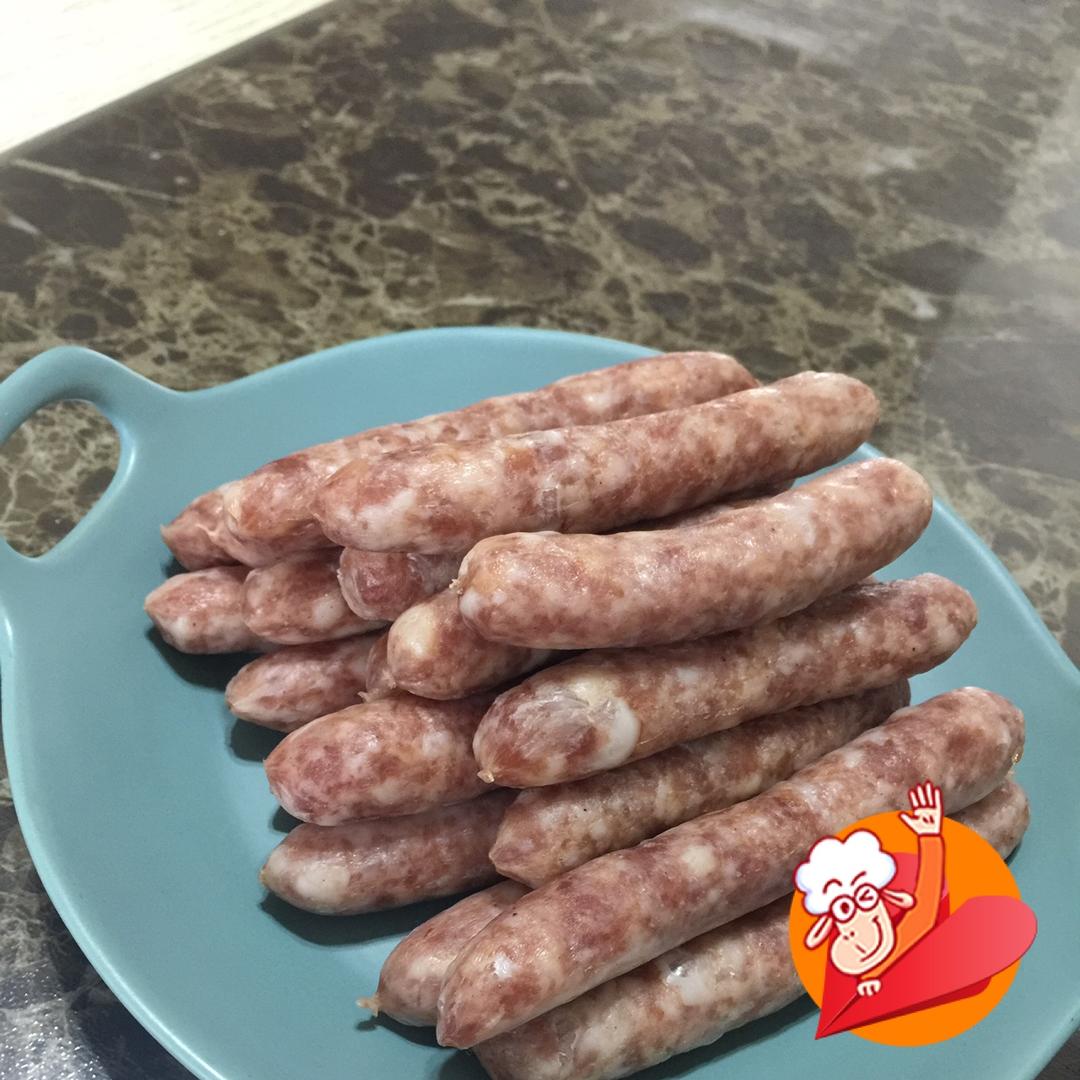 自制脆皮小香肠