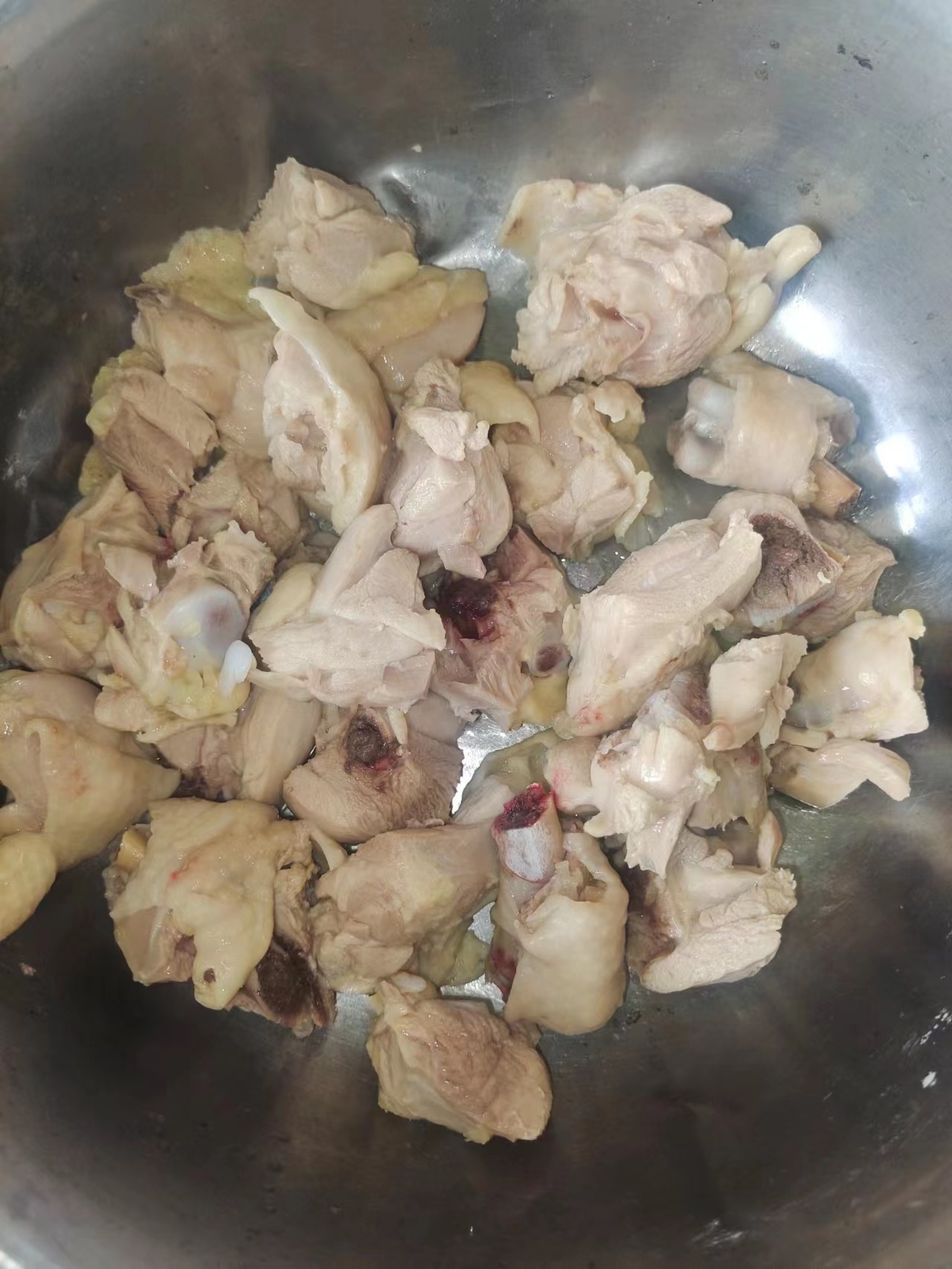 大盘鸡拌面的做法 步骤2