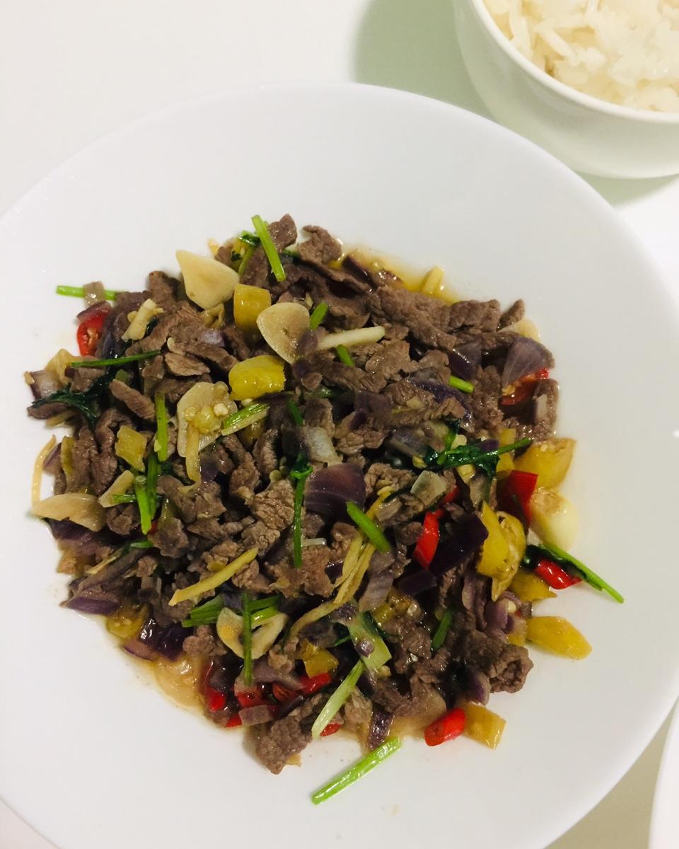 小炒牛肉