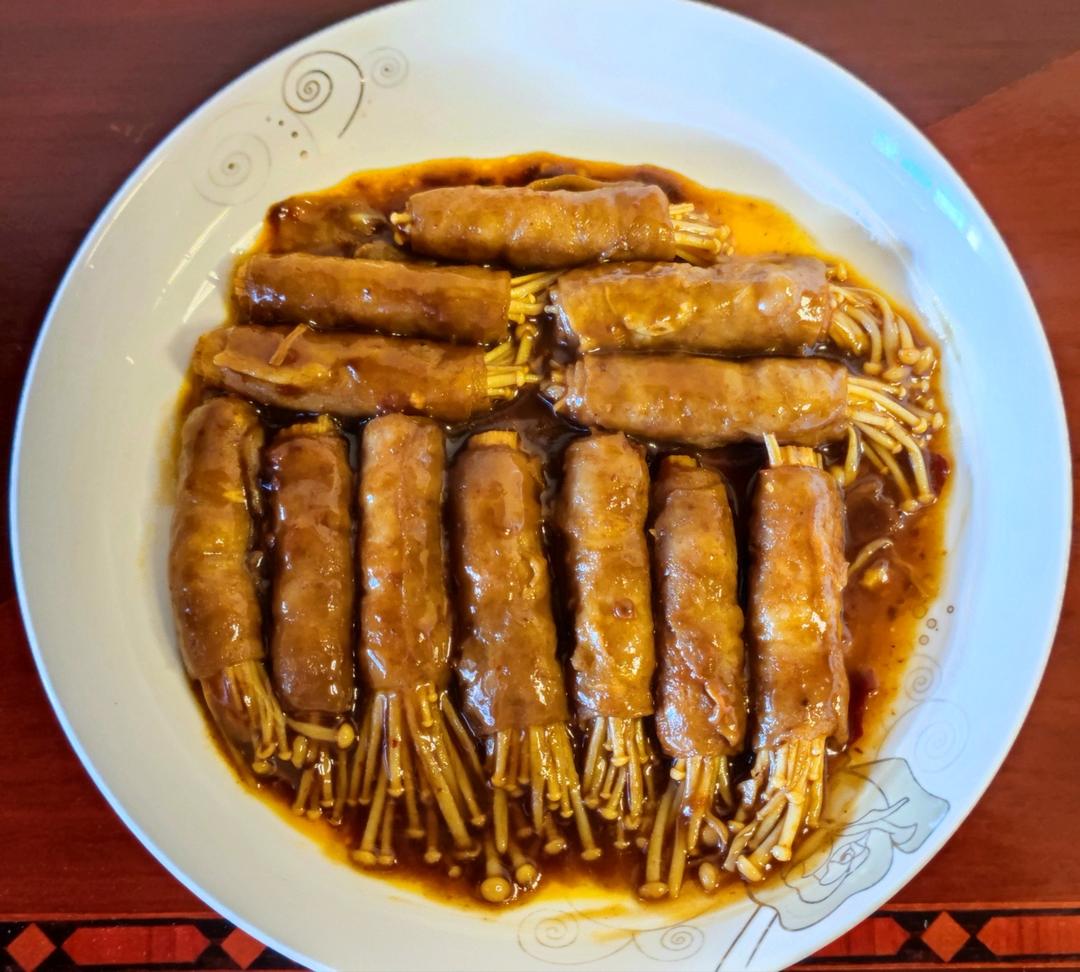 不会做饭都会做的肥牛卷金针菇