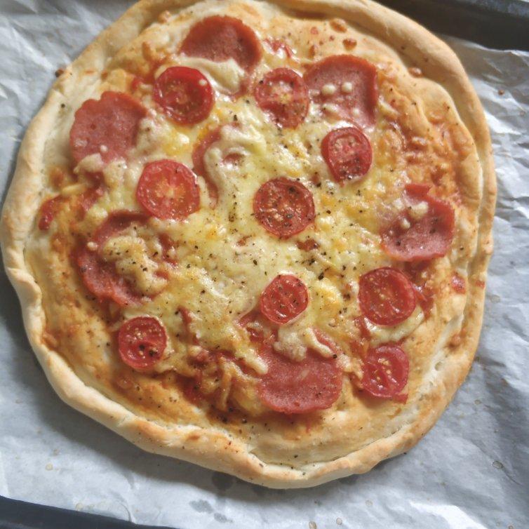 被惊艳到❗️一口爱上❗️超薄玛格丽特披萨🍕