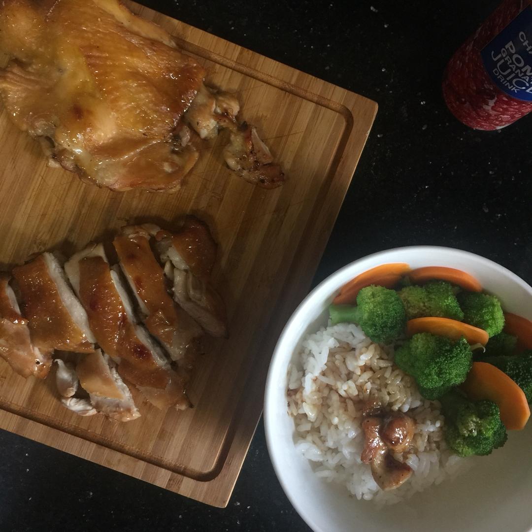 照烧鸡腿饭