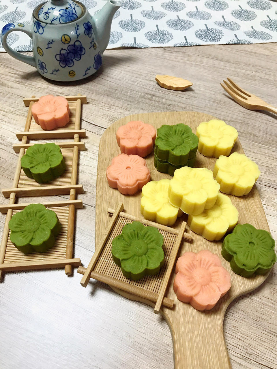 奶香绿豆糕（无豆腥味，超快手不麻烦）