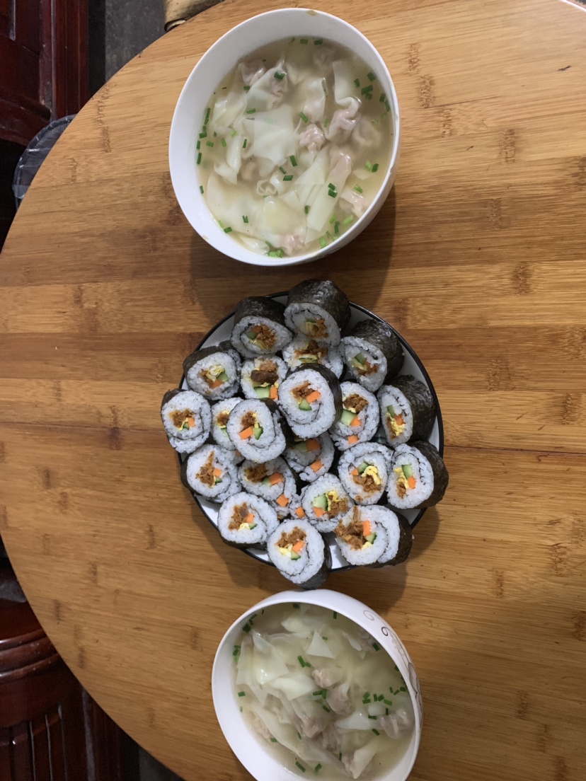 简单食材寿司卷
