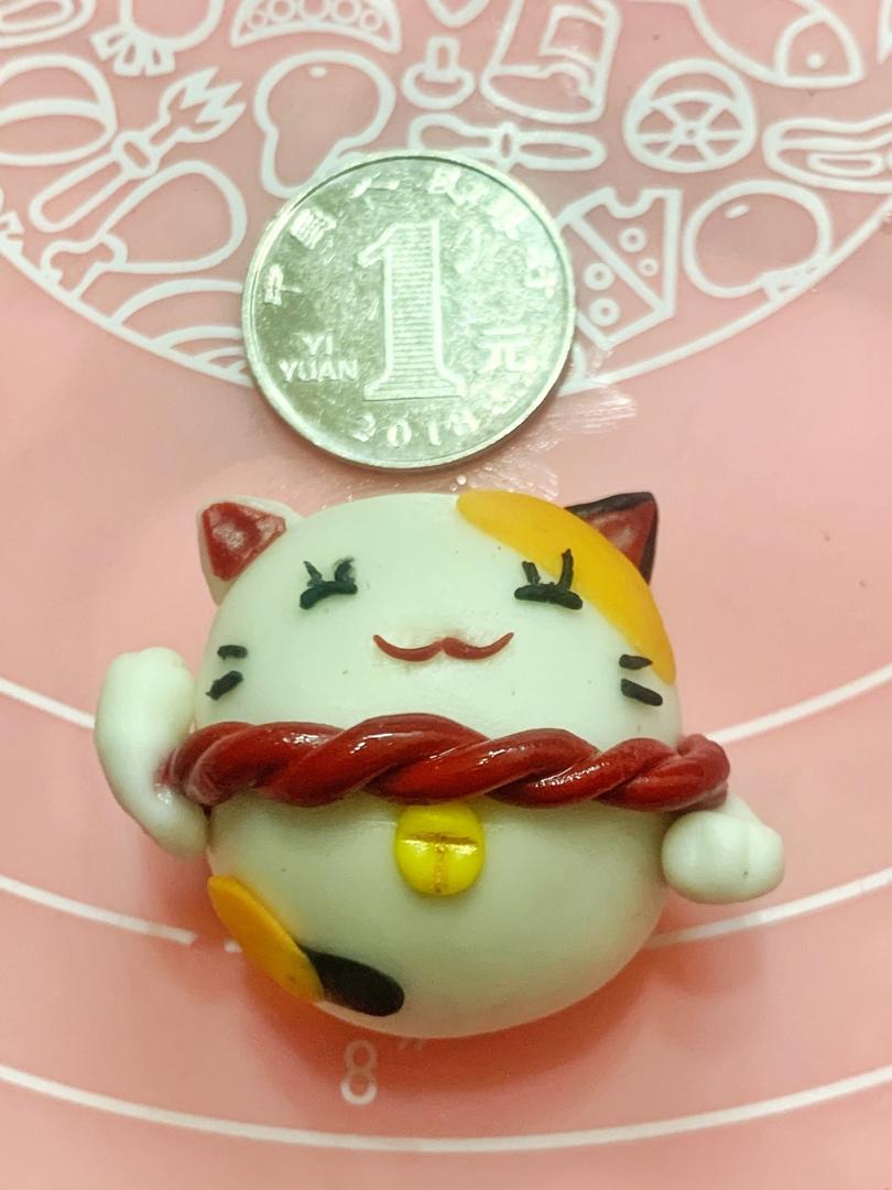 招财猫卡通包造型馒头