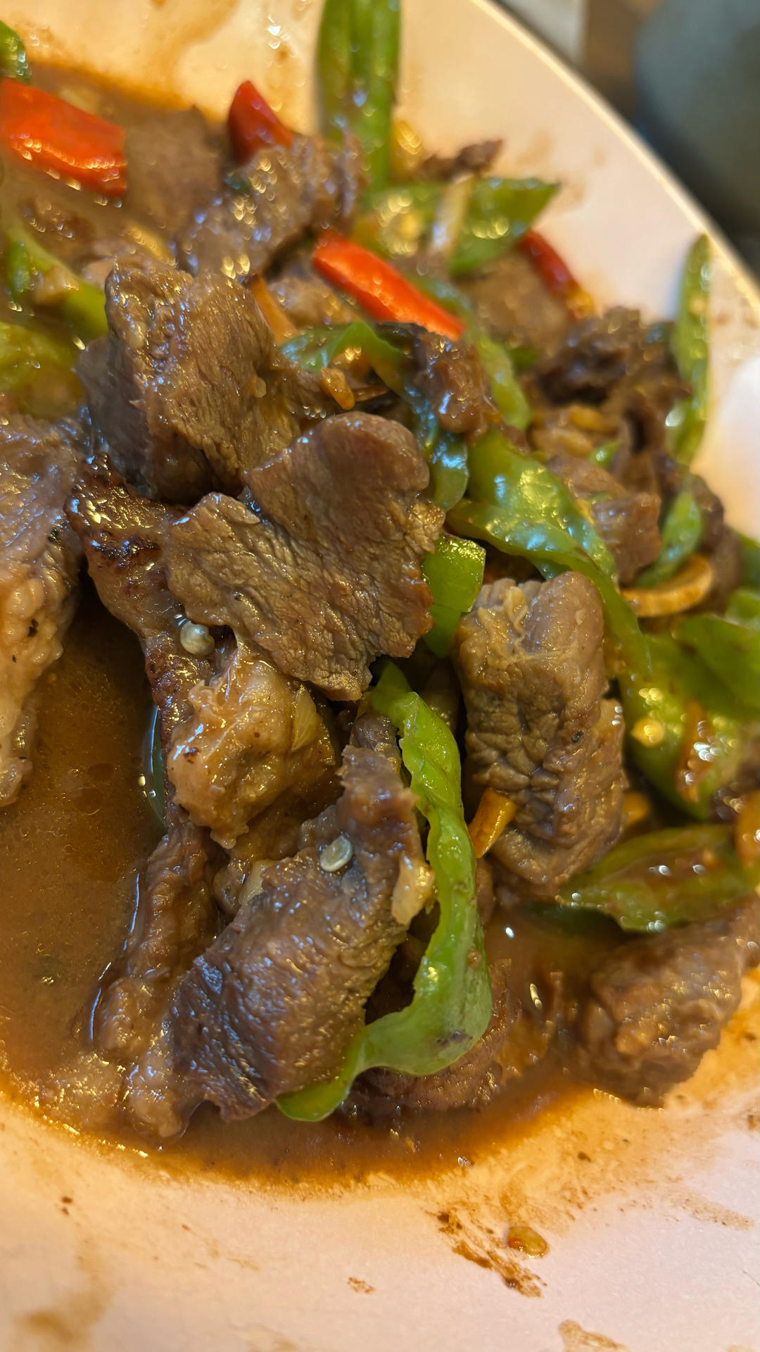 青椒炒牛肉