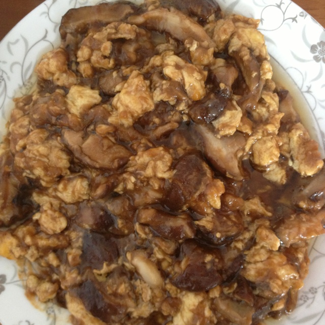 香菇炒鸡蛋