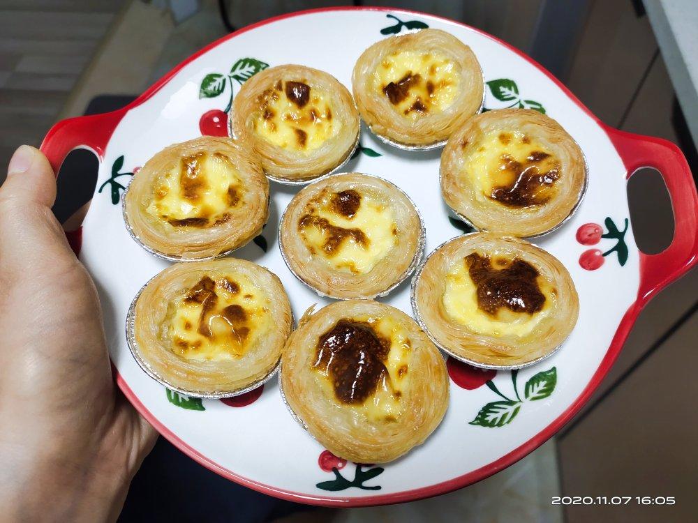 空气炸锅版简版烤蛋挞（神似肯德基！）