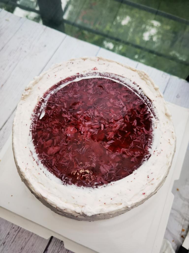 😍把自己美到的红宝石杨梅蛋糕🍰附杨梅酱做法的做法