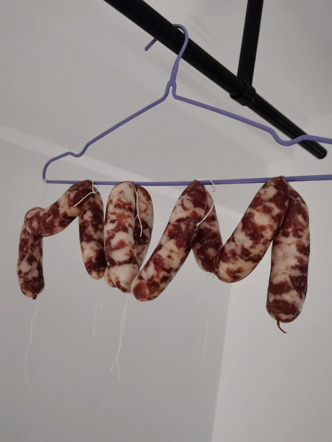 自制腊肠，灌香肠，苏式香肠