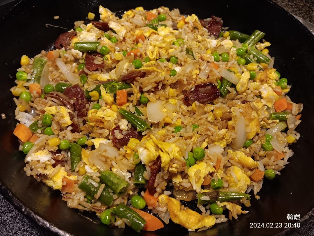 黯然销魂腊肠炒饭